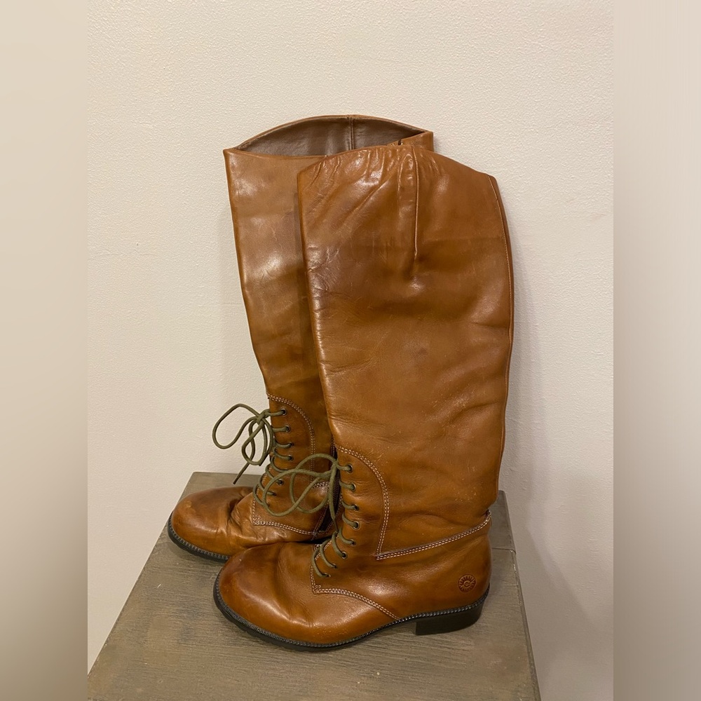 Earth Spirit brown leather riding boots